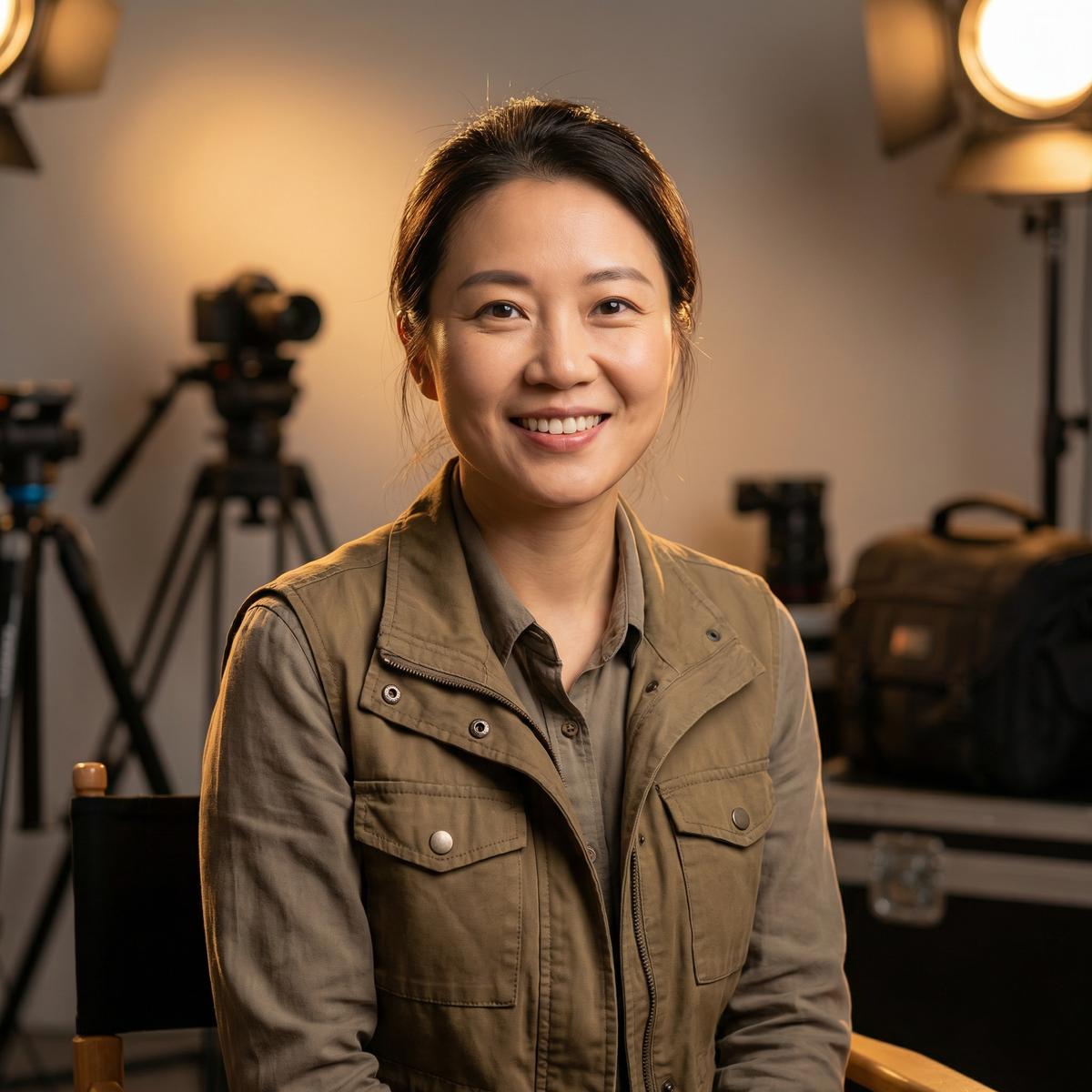 户外露出导演林晓薇